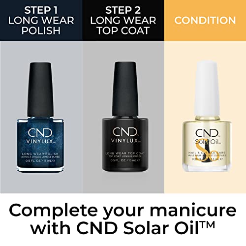 CND Vinylux Longwear Blue Nail Polish, Gel-like Shine and Chip Resistant Color, 0.5 Fl Oz