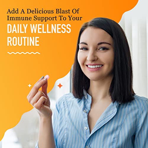 Airborne 1000mg Vitamin C Chewable Tablets with Zinc, Immune Support Supplement with Powerful Antioxidants Vitamins A C and E - 96 Chewable Tablets, Very Berry Flavor