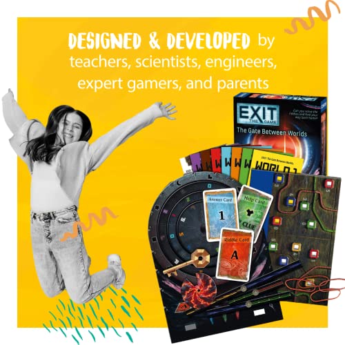 Exit: The Gate Between Worlds | Exit: The Game - A Kosmos Game | Family-Friendly, Card-Based at-Home Escape Room Experience for 1 to 4 Players, Ages 12+
