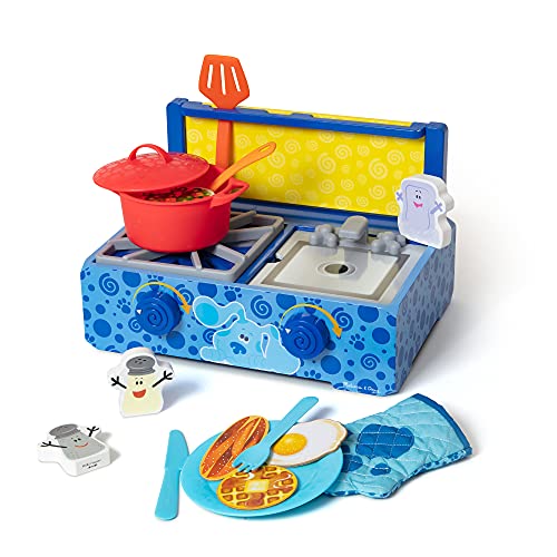 Melissa and Doug Blue's Clues and You! Wooden Cooking Play Set (42 Pieces)