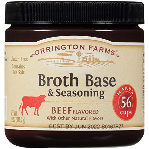 Orrington Farms Beef Flavored Broth Base and Seasoning, 12 Ounce