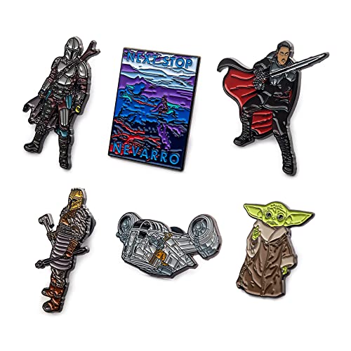 STAR WARS mens Nevarro Lapel pin, Multi-color, Nevarro US