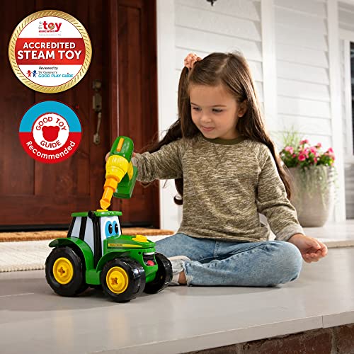 John Deere Build-A-Buddy Tractor Toy and Screwdriver - Farm and Construction Toys - Ages 3 and Up