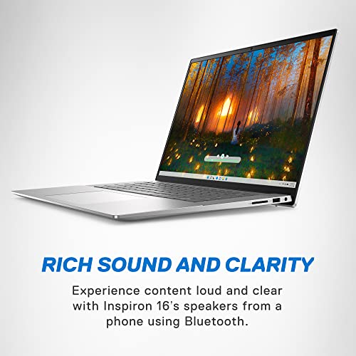 Dell Inspiron 16 5630 Laptop - 16-inch 16:10 FHD+ Display, Core i7-1360P, 16GB LPDDR5 RAM, 1TB SSD, Intel Iris Xe Graphics, Windows 11 Pro, 1 Year Premium Support - Platinum Silver