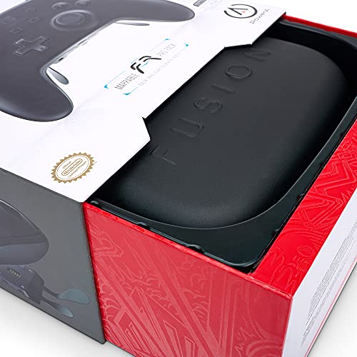 PowerA Fusion Pro Wireless Controller for Nintendo Switch - White/Black, Nintendo Switch Lite, Gamepad, Bluetooth, Video Game Controller, Gaming Controller, Officially Licensed - Nintendo Switch