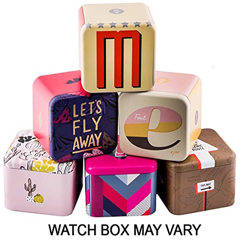 Fossil Women's Riley Quartz Stainless Steel and Leather Multifunction Watch, Color: Rose Gold, Sand (Model: ES3466)