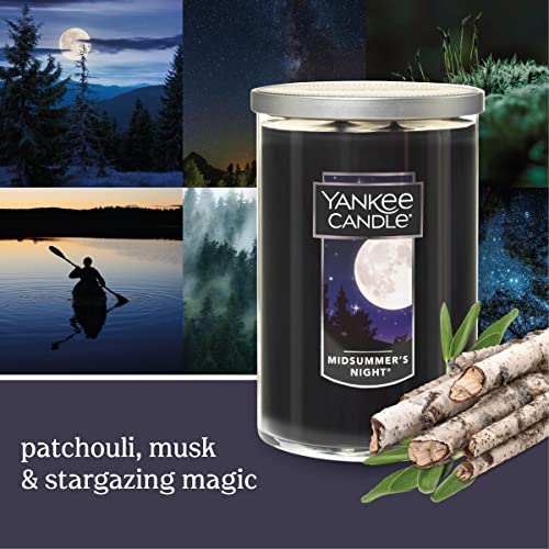 Yankee Candle MidSummer's Night Scented, Classic 22oz Large Tumbler 2-Wick Candle, Over 75 Hours of Burn Time