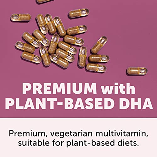 SmartyPants Multivitamin for Women 50+: Omega-3 DHA, Zinc for Immunity, Vitamins D3, C, B6, Biotin, Folate, Vitamin B12, Vitamin A for Eyes, One Per Day, 30 Capsules, 30 Day Supply