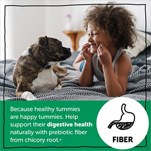 SmartyPants Kids Formula and Fiber Daily Gummy Vitamins: Gluten Free, Multivitamin and Omega 3 Fish Oil (Dha/Epa), Fiber, Methyl B12, vitamin D3, Vitamin B6, 90 Count (22 Day Supply) - Packaging May Vary