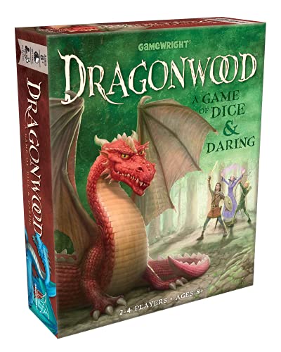 Gamewright Dragonwood A Game of Dice and Daring Board Game Multi-colored, 5'