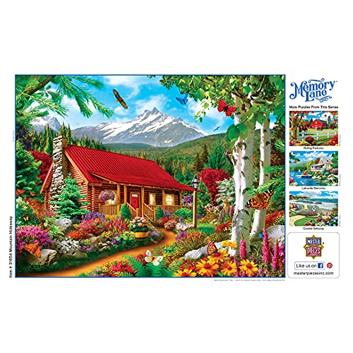 MasterPieces 300 Piece EZ Grip Jigsaw Puzzle - Mountain Hideaway - 18'x24'