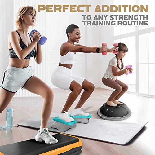 Yes4All Non-Slip, Hexagon Neoprene Dumbbells – 7lbs Neoprene Dumbbell Set for Muscle Toning, Strength Building, Weight Loss (Charcoal Gray - Pair)