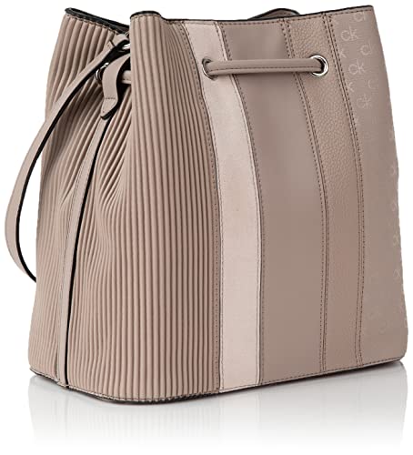 Calvin Klein Gabrianna Novelty Bucket Shoulder Bag, Goat Combo Logo