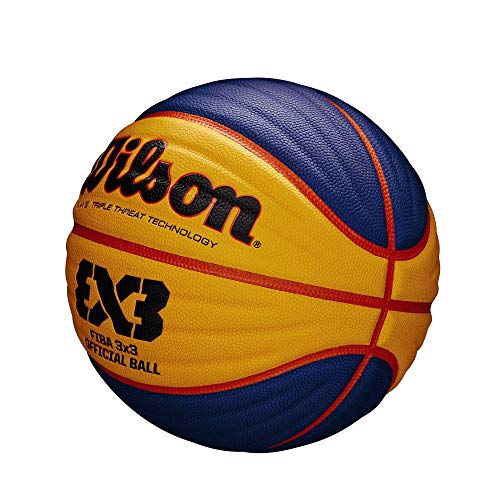 WILSON Sporting Goods FIBA 3x3 Official Game Basketball, Orange, Size 6, Intermed