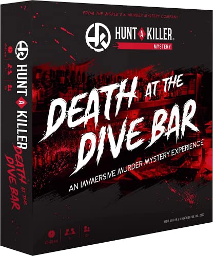 Hunt a Killer Death at The Dive Bar - Solve The Murder of a Tavern Owner - for True Crime Fans with Documents and Puzzles - Murder Mystery Game for Adults - Solve Crimes at Game Night or Date Night