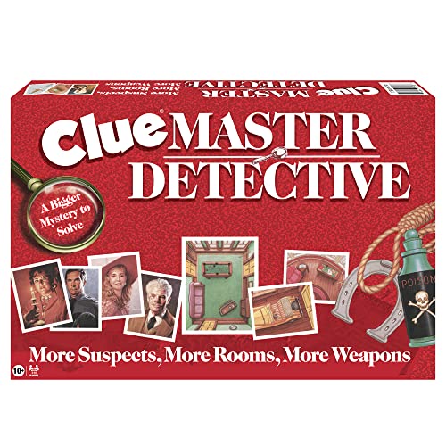 Winning Moves Games Clue Master Detective - Board Game, Multi-Colored, 10 years+