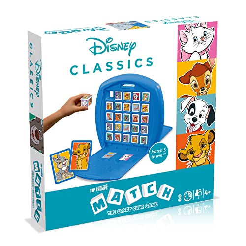 Disney Animals Top Trumps Match Board Game, Family Game for Ages 4 and Up