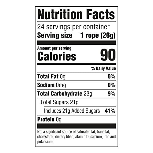 Nerds Rope Candy, Rainbow, 0.92ounce (Pack of 24)