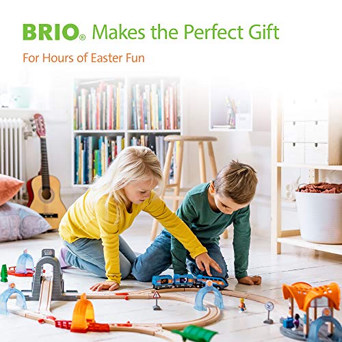 BRIO World - 33750 Magnetic Action Crossing | Toy Train Accessory for Kids Ages 3 and Up
