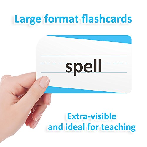 Pint-Size Scholars 100 Vocabulary Flash Cards for Sight Words - 6 Learning Games per Deck for Preschool and Elementary Early Learning - 2nd Grade