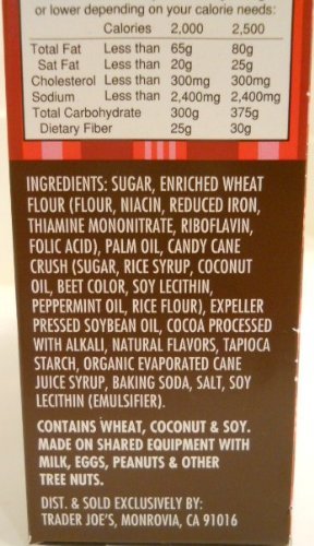 Trader Joes Candy Cane Joe Joes Sandwich Cookies (Pack of 2) Limited Edition for the Holidays