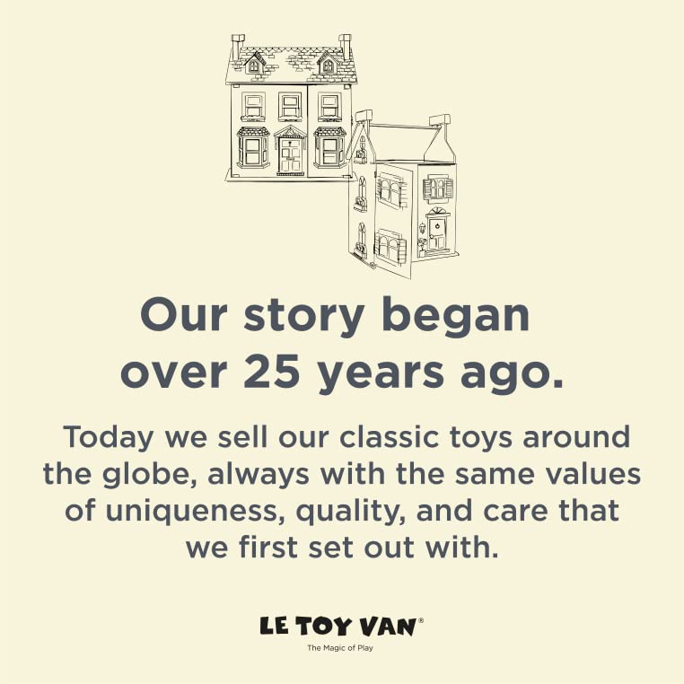 Le Toy Van Honeybake Collection Vegetables '5 A Day' Crate Set Premium Wooden Toys for Kids Ages 3 Years and Up