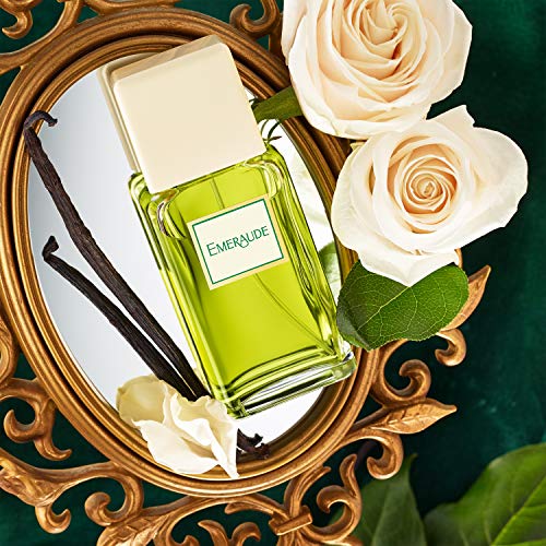Emeraude Eau de Cologne Spray, Vegan Formula, Perfume, Refreshing Sophisticated Scent, 2.5oz