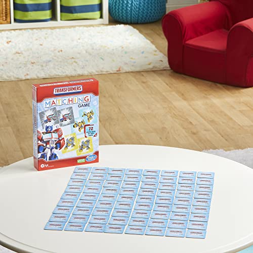Transformers Matching Game for Kids Ages 3 and Up, Fun Preschool Memory Game for 1+ Players