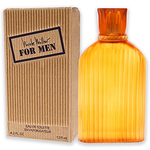 Nicole Miller Cologne EDT Spray for Men, 4.2 Ounce, orange (NI42M)