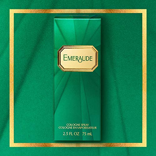 Emeraude Eau de Cologne Spray, Vegan Formula, Perfume, Refreshing Sophisticated Scent, 2.5oz