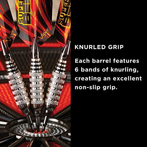 Viper by GLD Products unisex adult Nickel Silver Plated Soft Tip Darts, Silver, 16g US