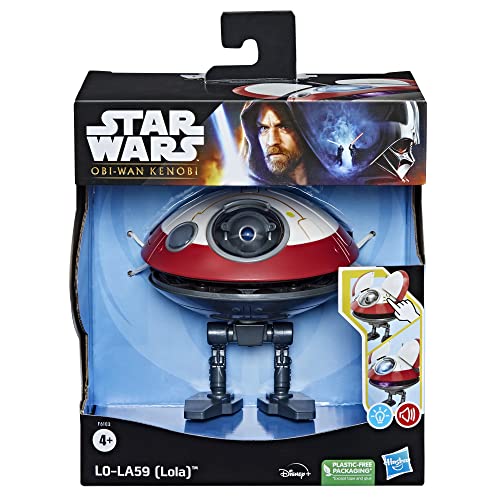 STAR WARS L0-LA59 (Lola) Droid Toy, OBI-Wan Kenobi Series-Inspired, Interactive Toys, Toys for 4 Year Old Boys and Girls and Up