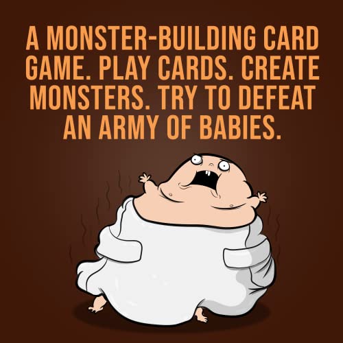 Bears vs Babies by Exploding Kittens - A Monster-Building- Family-Friendly Party Games - Card Games For Adults, Teens and Kids