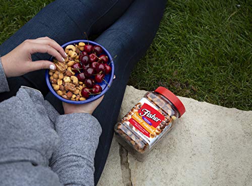 Fisher Snack Deluxe Mixed Nuts, 24 Ounces, Cashews, Almonds, Pecans, Brazil Nuts