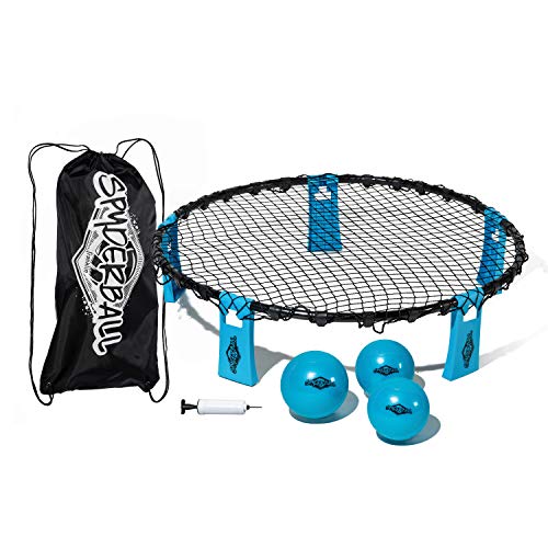 Franklin Sports Spyderball Game Set - Outdoor Beach Game for Kids + Adults - Includes Net, 3 Balls + Carrying Case