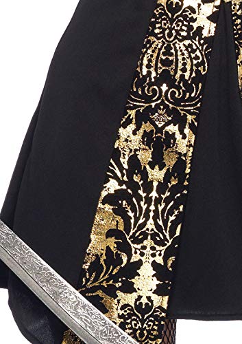 Leg Avenue Women's Costume, Black/Gold, Medium