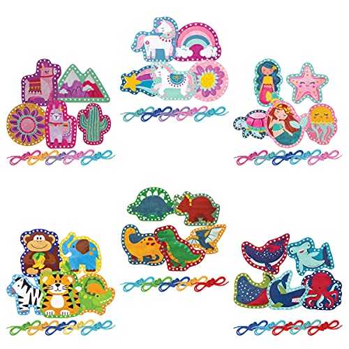 Stephen Joseph Lacing Cards, Princess/Castle