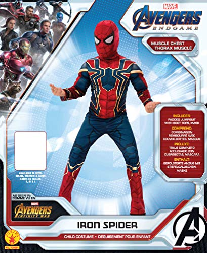 Rubie's Child's Marvel: Avengers Endgame Deluxe Iron Spider Costume and Mask, Large