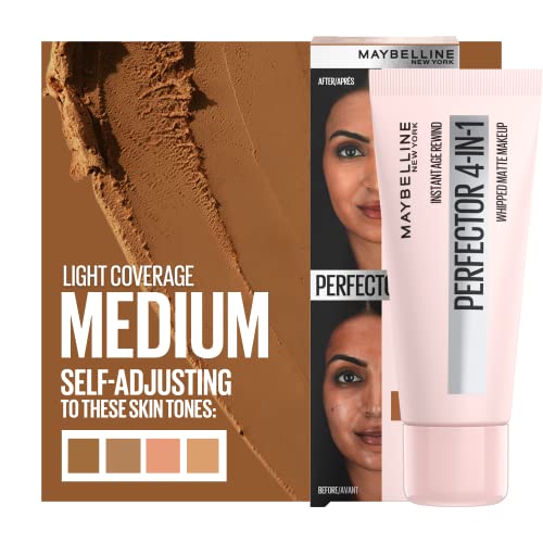 Maybelline Instant Age Rewind Instant Perfector 4-In-1 Matte Makeup, 03 Medium, 1 Count