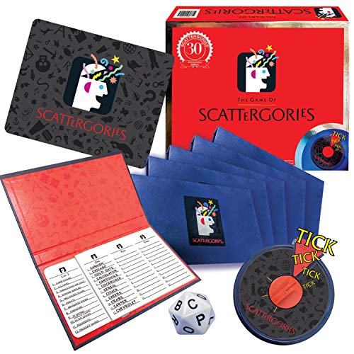 Winning Moves Scattergories 30th Anniversary Edition, Brown, for ages 12 and up