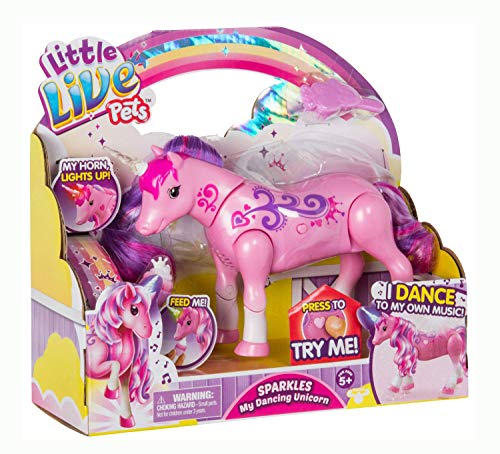Little Live Pets - Sparkles My Dancing Interactive Unicorn | Dances and Lights to Music - Engaging Fun - Batteries Included | For Ages 5+