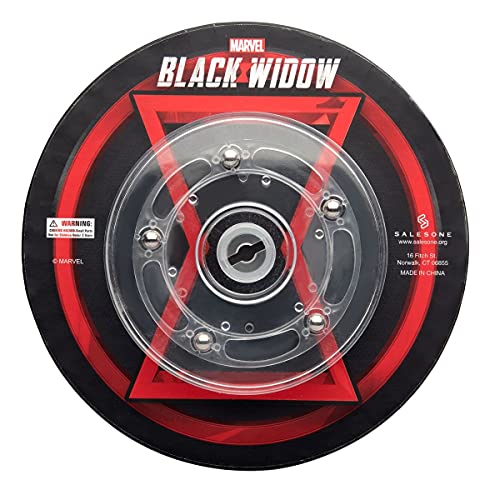 Marvel Studios: Black Widow 'Taskmaster' Metal-based with Enamel 5 Lapel Pin Set Comes in an Officially Licensed Spinning 16cm Circular Window Box(Amazon Exclusive)