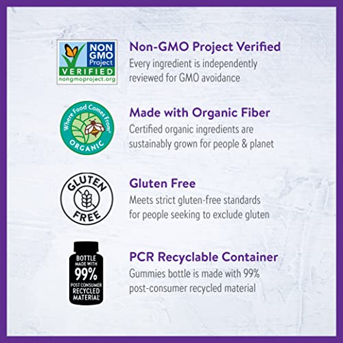 New Chapter Kids Multivitamin Gummies - 50% Less Sugar, Kids Gummy Vitamins with Vitamins C, D3 and Zinc, Non-GMO, Gluten Free, Berry-Citrus, 60ct