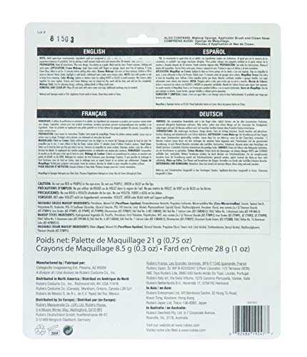 Rubies Deluxe Clown Make-Up Kit