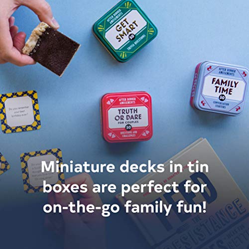 After Dinner Amusements: Name That Tune!: 50 Music Trivia Questions and Challenges (Family Friendly Trivia Card Game, Portable Camping and Holiday Games)