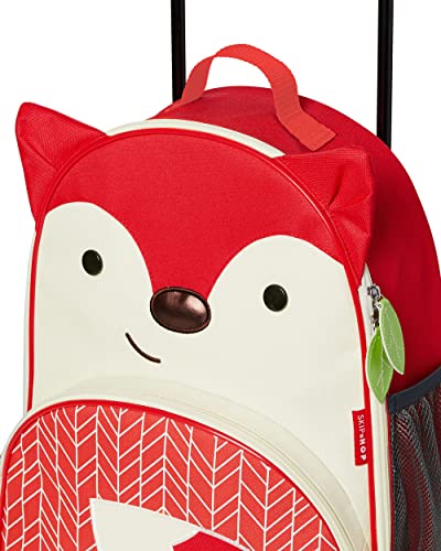 Skip Hop Kids Luggage with Wheels, Zoo, Fox