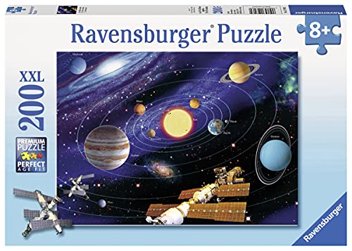 Ravensburger The Solar System 200 Piece XXL Jigsaw Puzzle for Kids - 12796 - Every Piece is Unique, Pieces Fit Together Perfectly