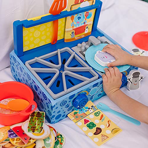 Melissa and Doug Blue's Clues and You! Wooden Cooking Play Set (42 Pieces)