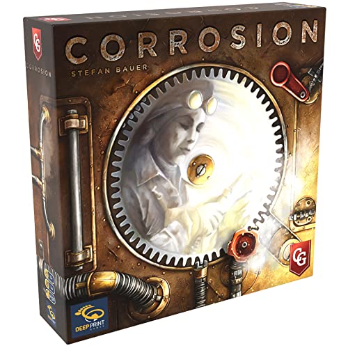 Capstone Games: Corrosion, Strategy Board Game, Medium-Heavy Euro with Ample Player Interaction, 1 to 4 Players, 60 to 120 Minute Play Time, Ages 12 and Up