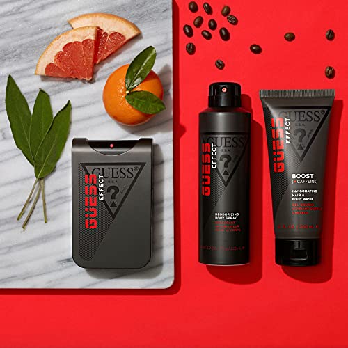 GUESS Effect Grooming BOOST 2-in-1 Hair and Body Wash with Caffeine for Men, 6.7 Fl Oz